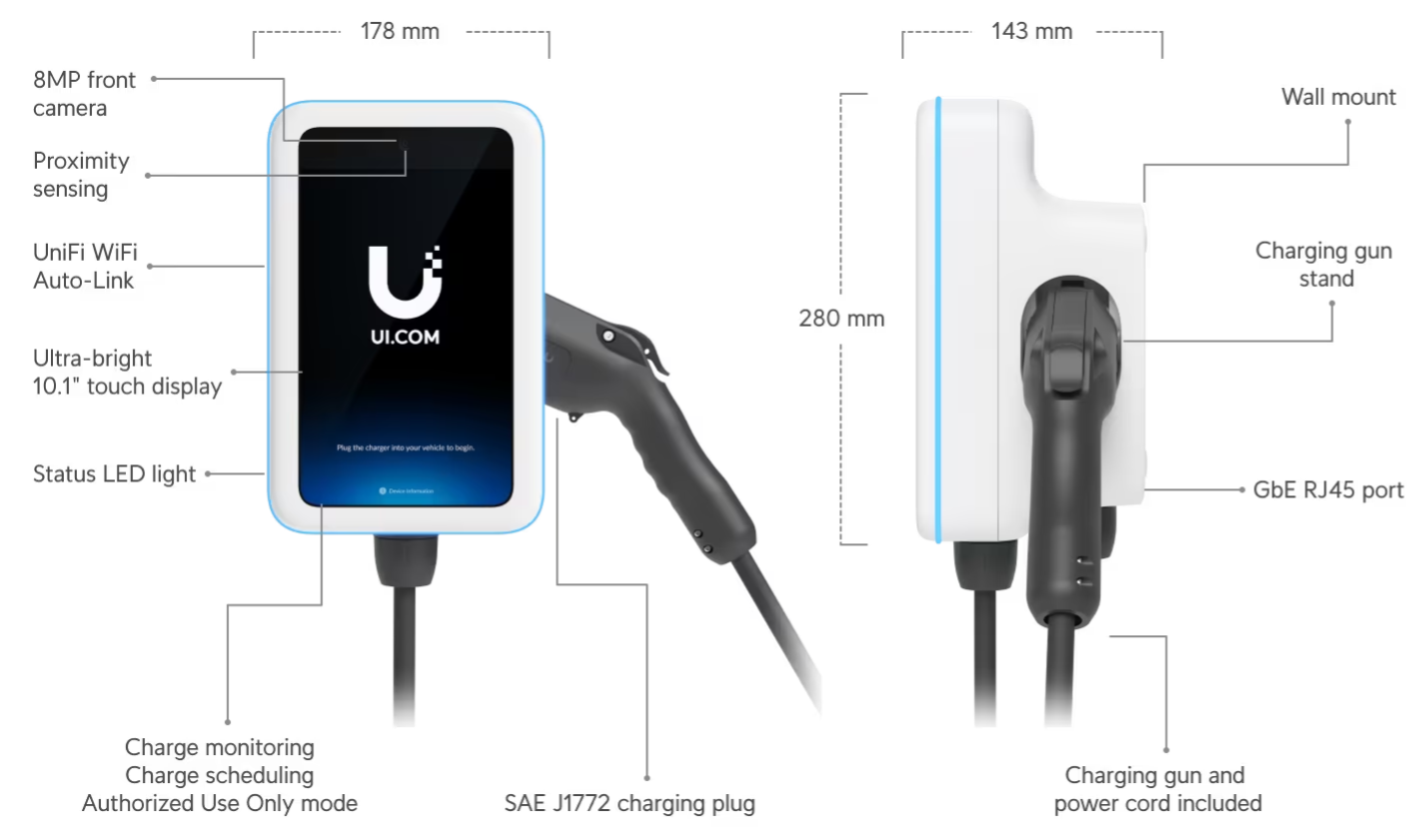 Ubiquiti UC-EV-Station-Pro EV Charging Station Pro