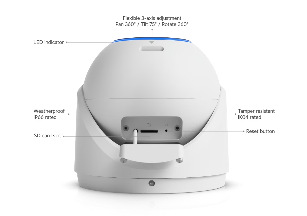 Ubiquiti G6 Pro 8 Megapixel 4K Network Camera - Color - Turret