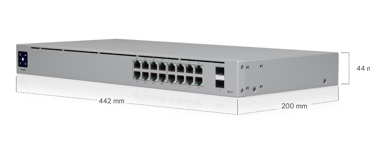 Ubiquiti USW-16-POE Standard 16 PoE (42W)