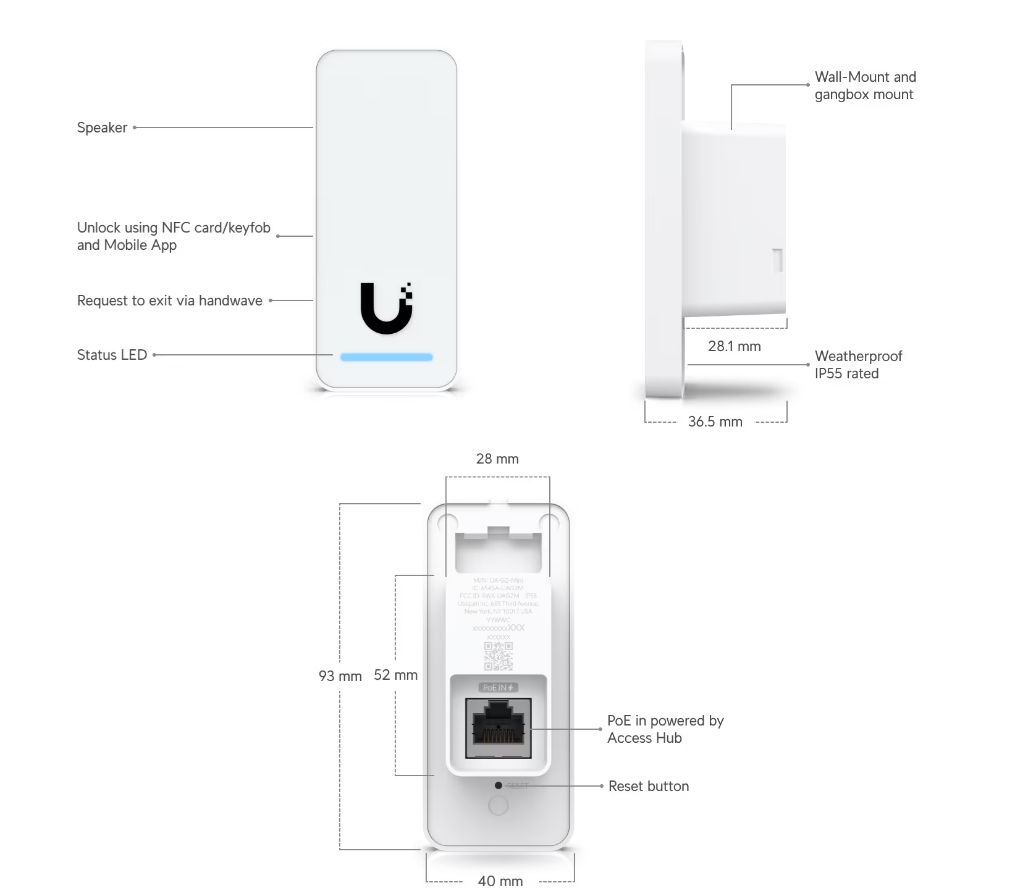 Ubiquiti UA-G2 Access G2 Reader