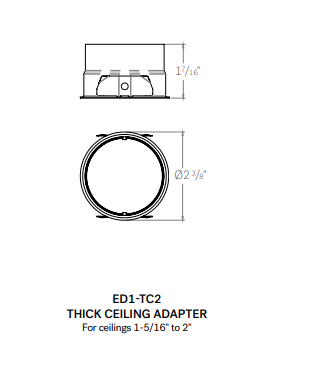 CSL 1" Eco-Downlight Trim Accessories