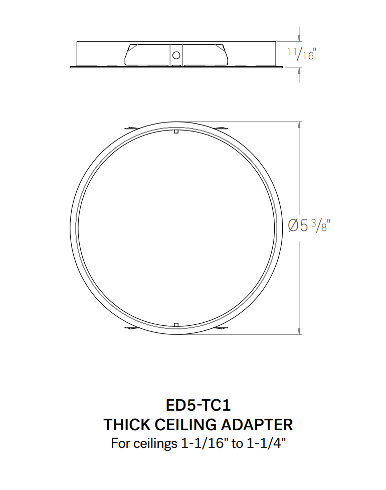 CSL 5" Eco-Downlight Trim Accessories