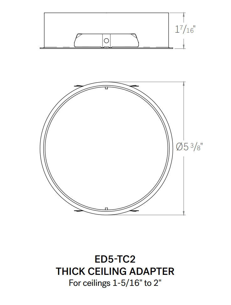 CSL 5" Eco-Downlight Trim Accessories