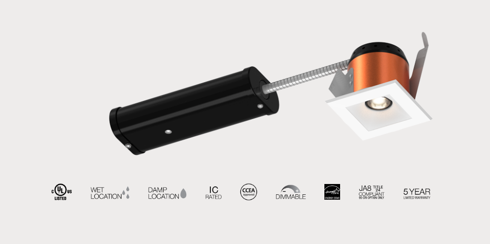 CSL 2" Gyroshift LED Downlight, 14W