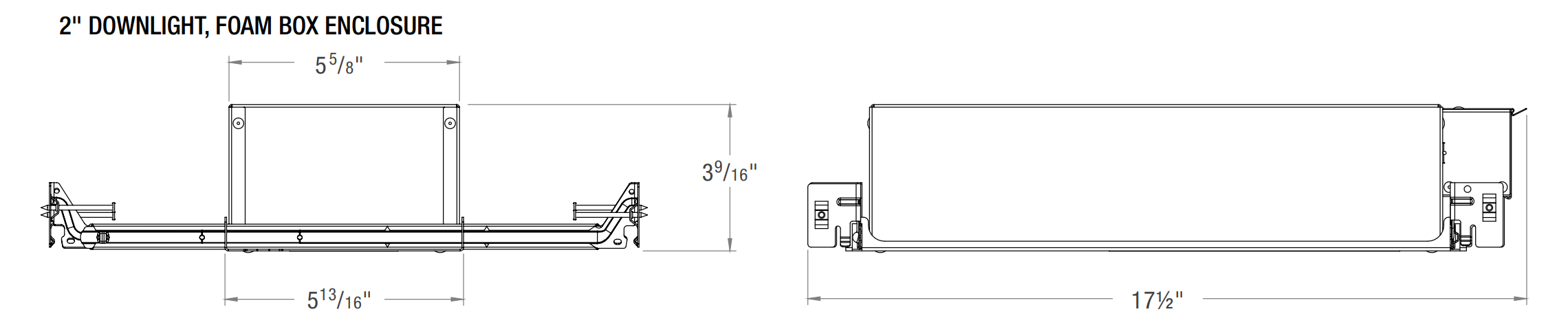 CSL GSD-3-FOAM Foam Box Enclosure For 3" Remodeler