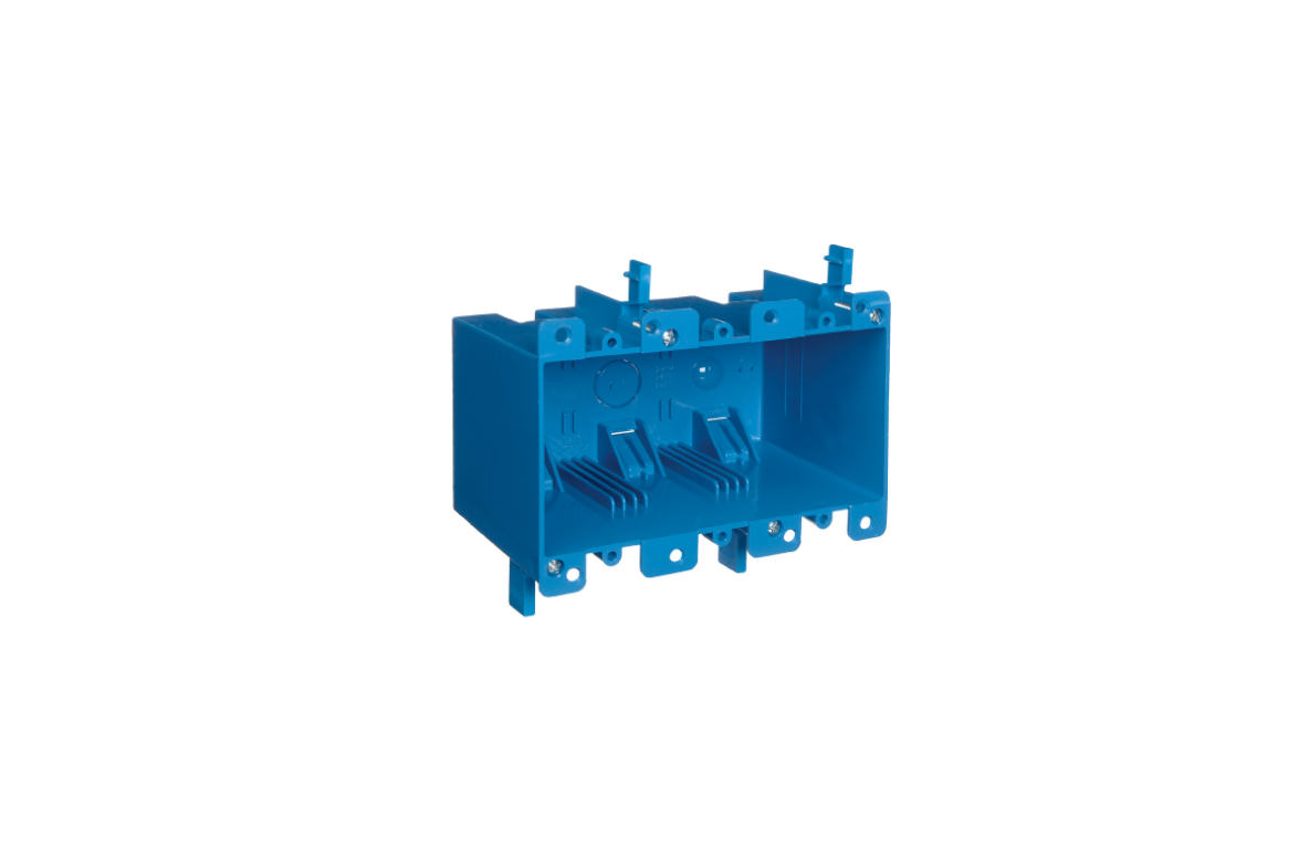 Dynotech Old Work Plastic Box with Mounting Ears and Swing Clamps