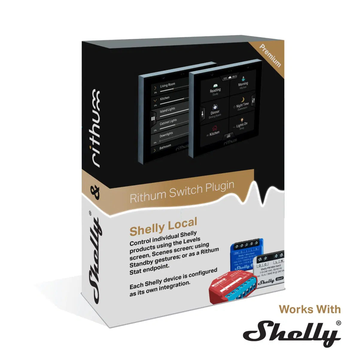 Rithum PLU-SHLY Shelly Plugins for Rithum Switch