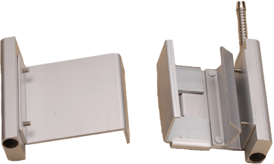 Tane Metal Bi-Directional Track Mt w/18" Armored Cable (Large Com. Door Trac) TANE-96 BI LG 18