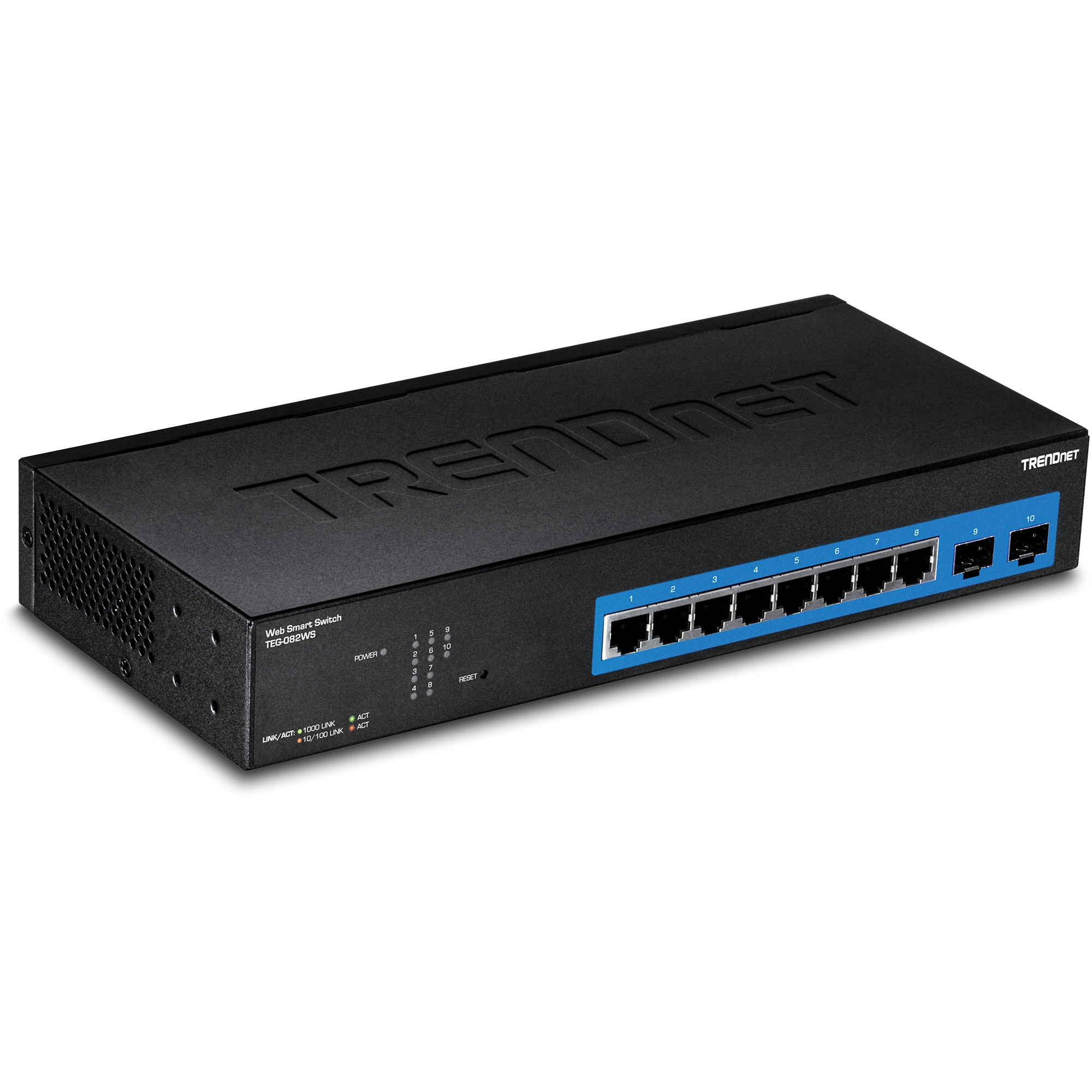 TRENDnet TEG-082WS 10-Port Gigabit Web Smart Switch
