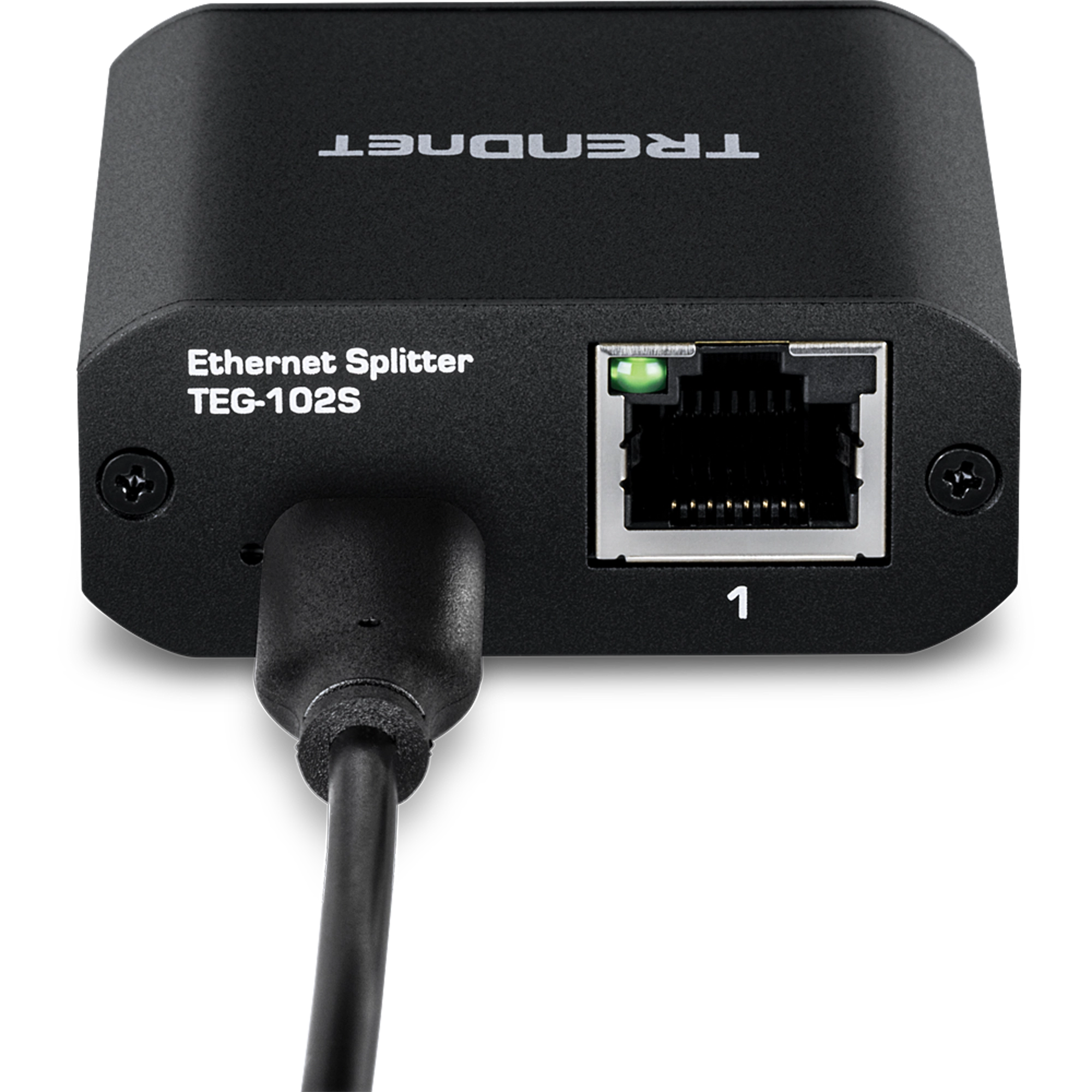TRENDnet TEG-102S 2-Port Gigabit Splitter with USB Type C Power