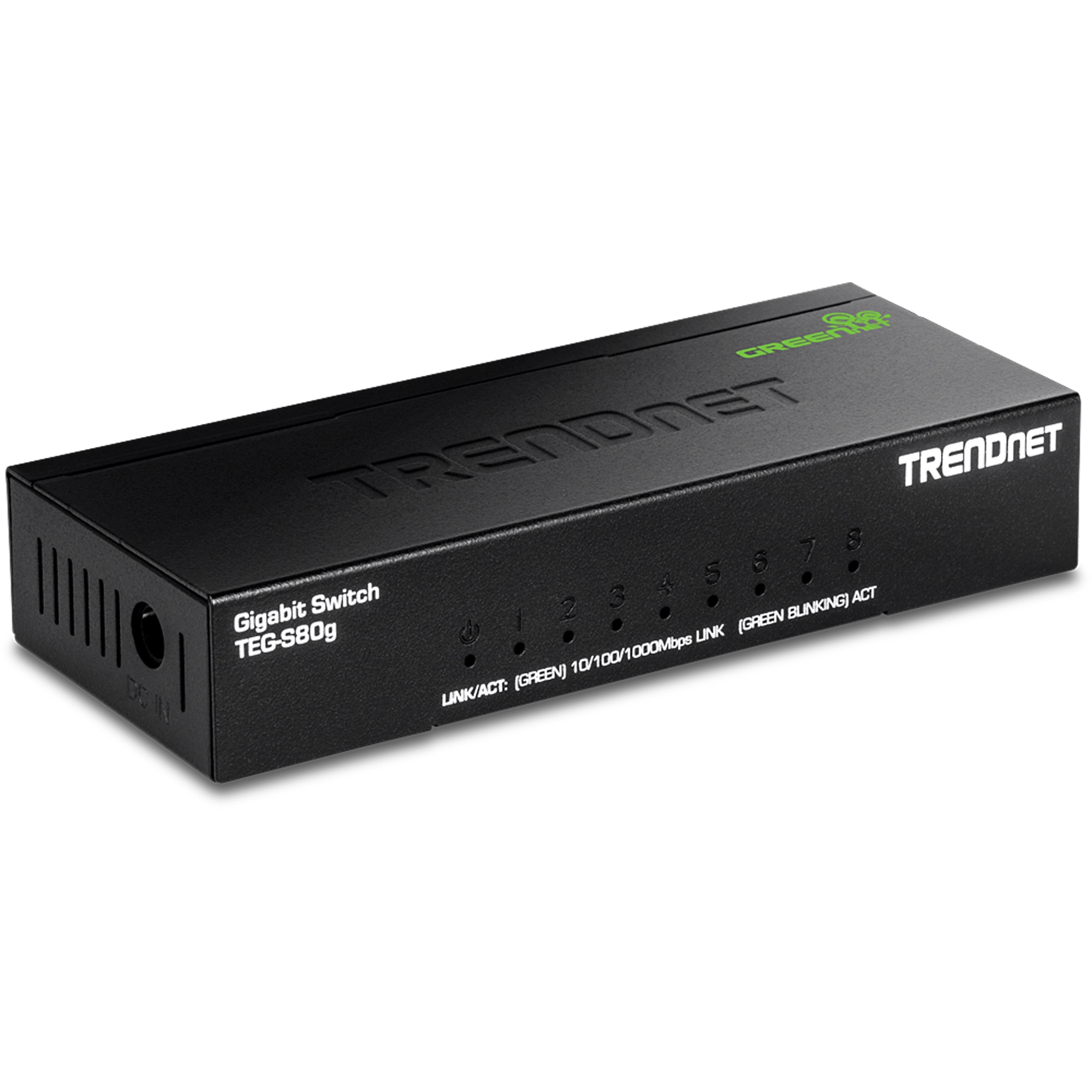 TRENDnet TEG-S80g 8-Port Gigabit GREENnet Mini Switch