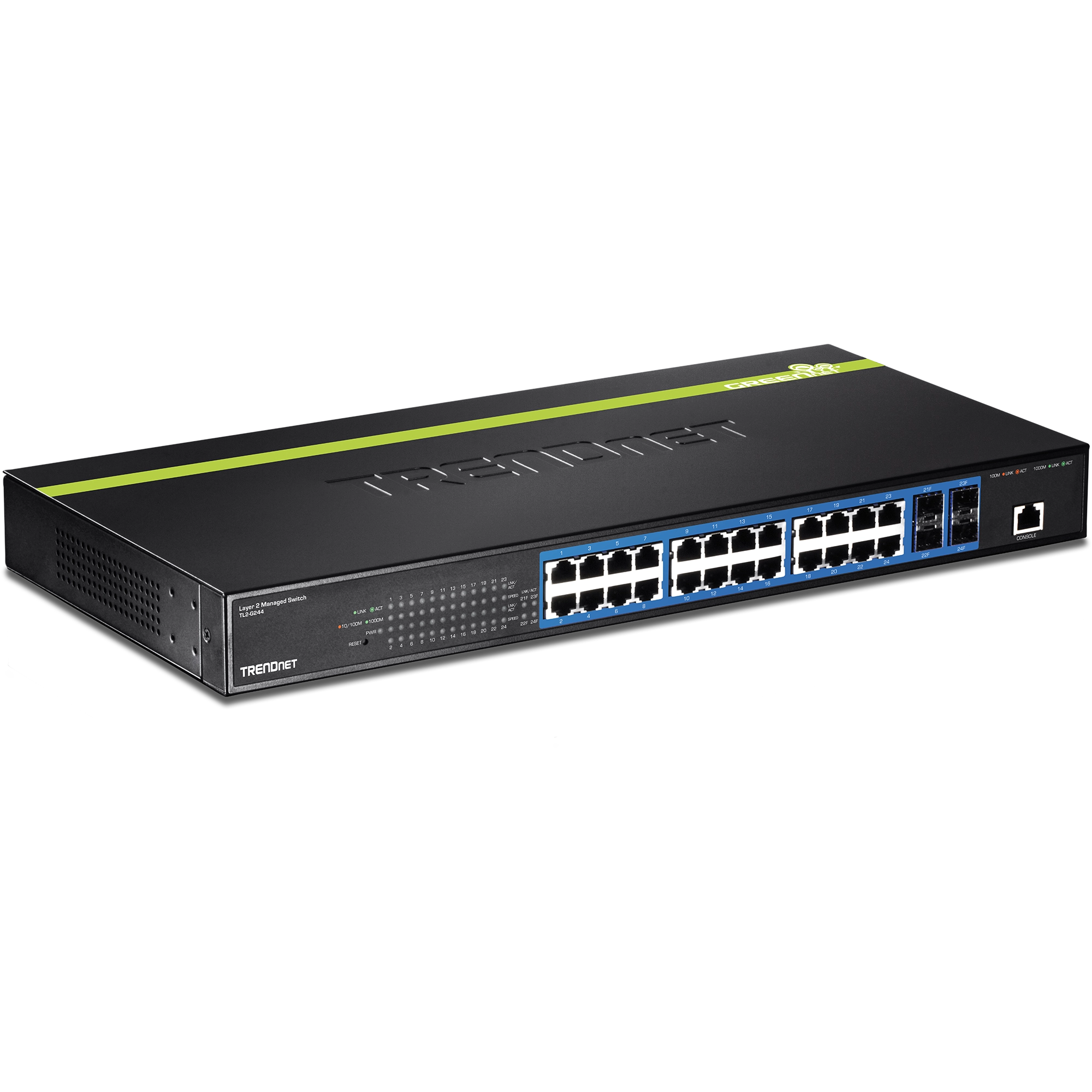 TRENDnet TL2-G244 24-Port Gigabit Managed Layer 2 Switch
