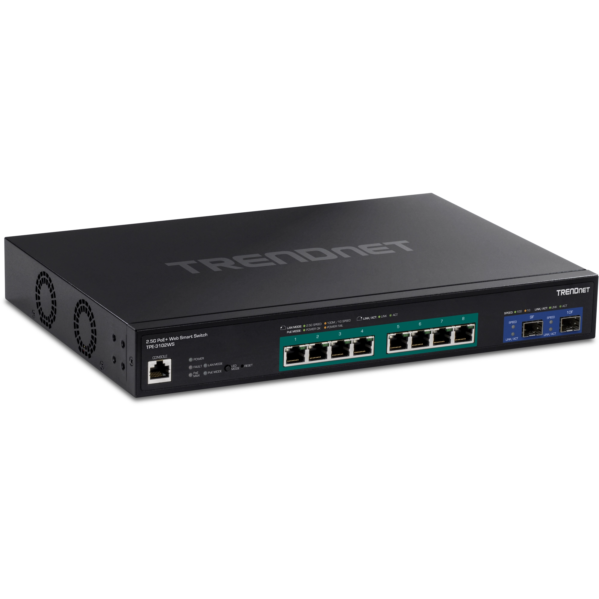 TRENDnet TPE-3102WS 10-Port Multi-Gig Web Smart PoE+ Switch