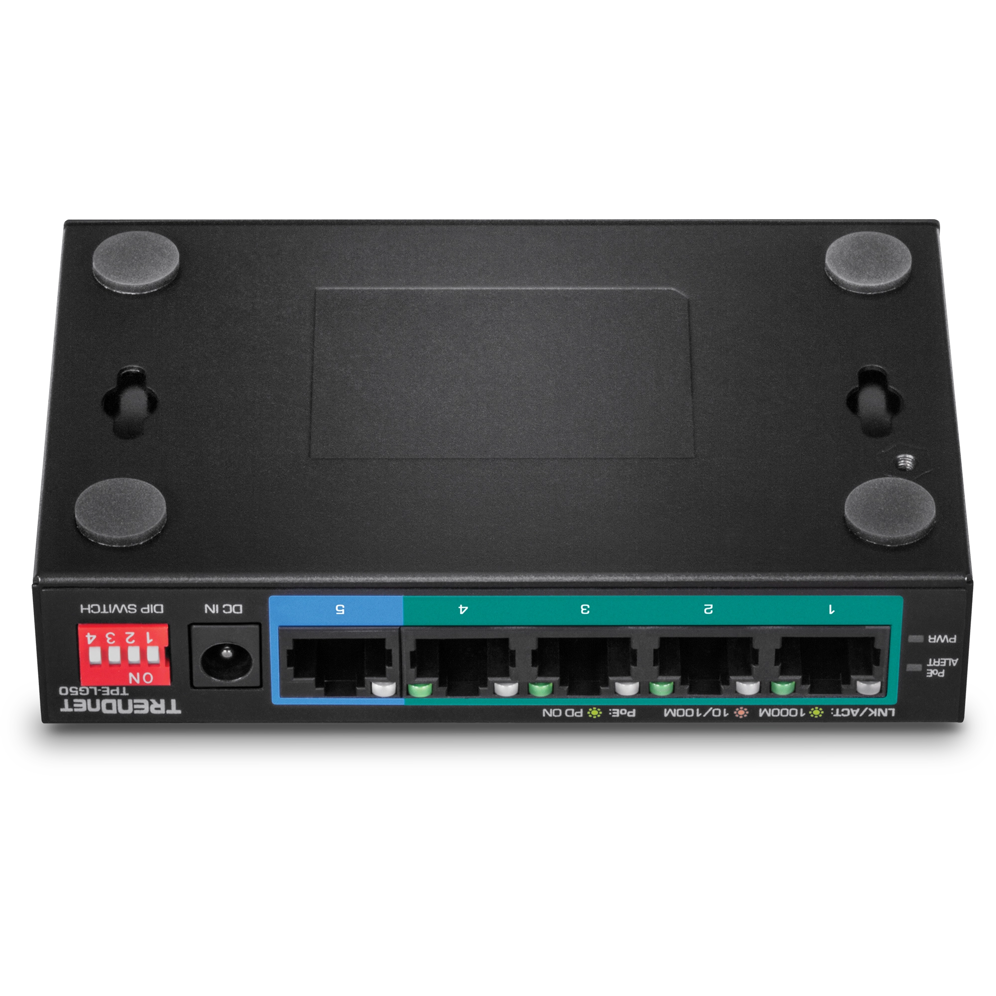 TRENDnet TPE-LG50 5-Port Gigabit Long Range PoE+ Switch