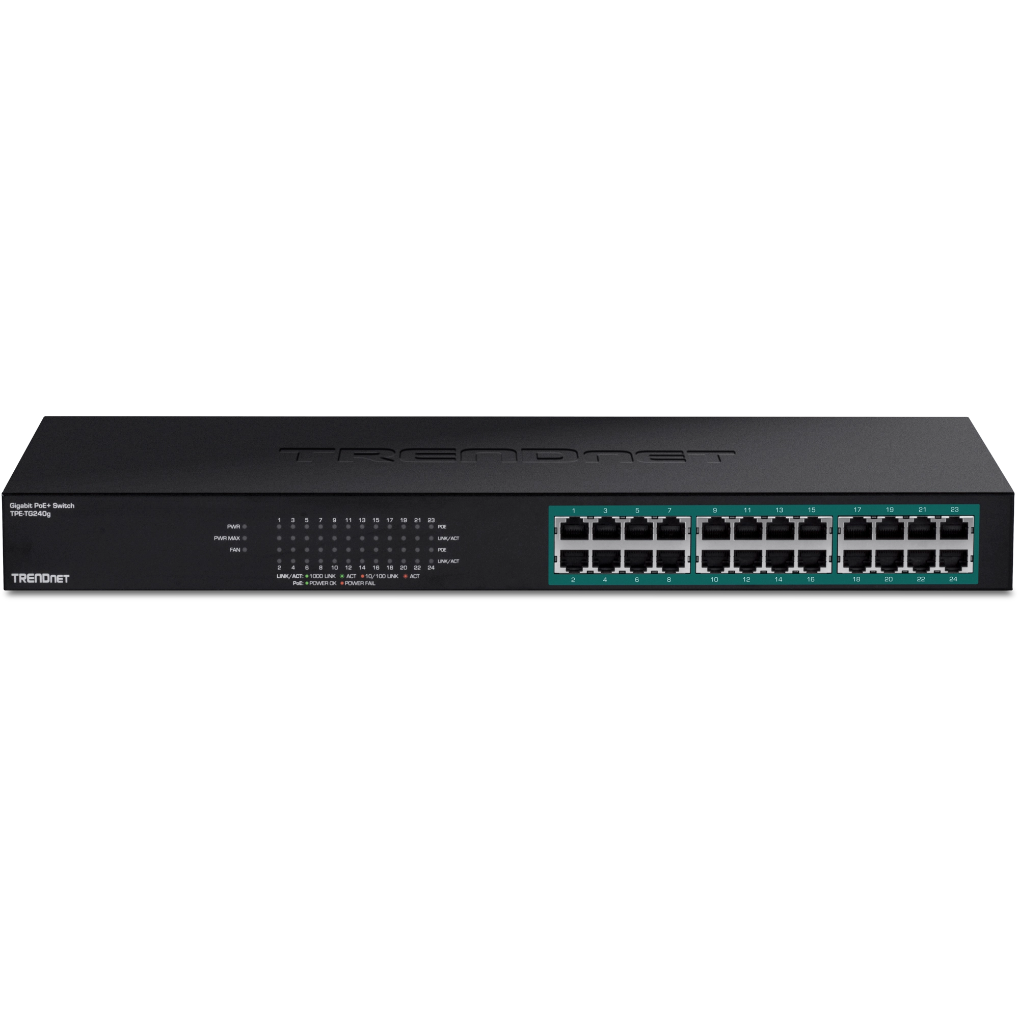 TRENDnet TPE-TG240g 24-Port Gigabit PoE+ Switch