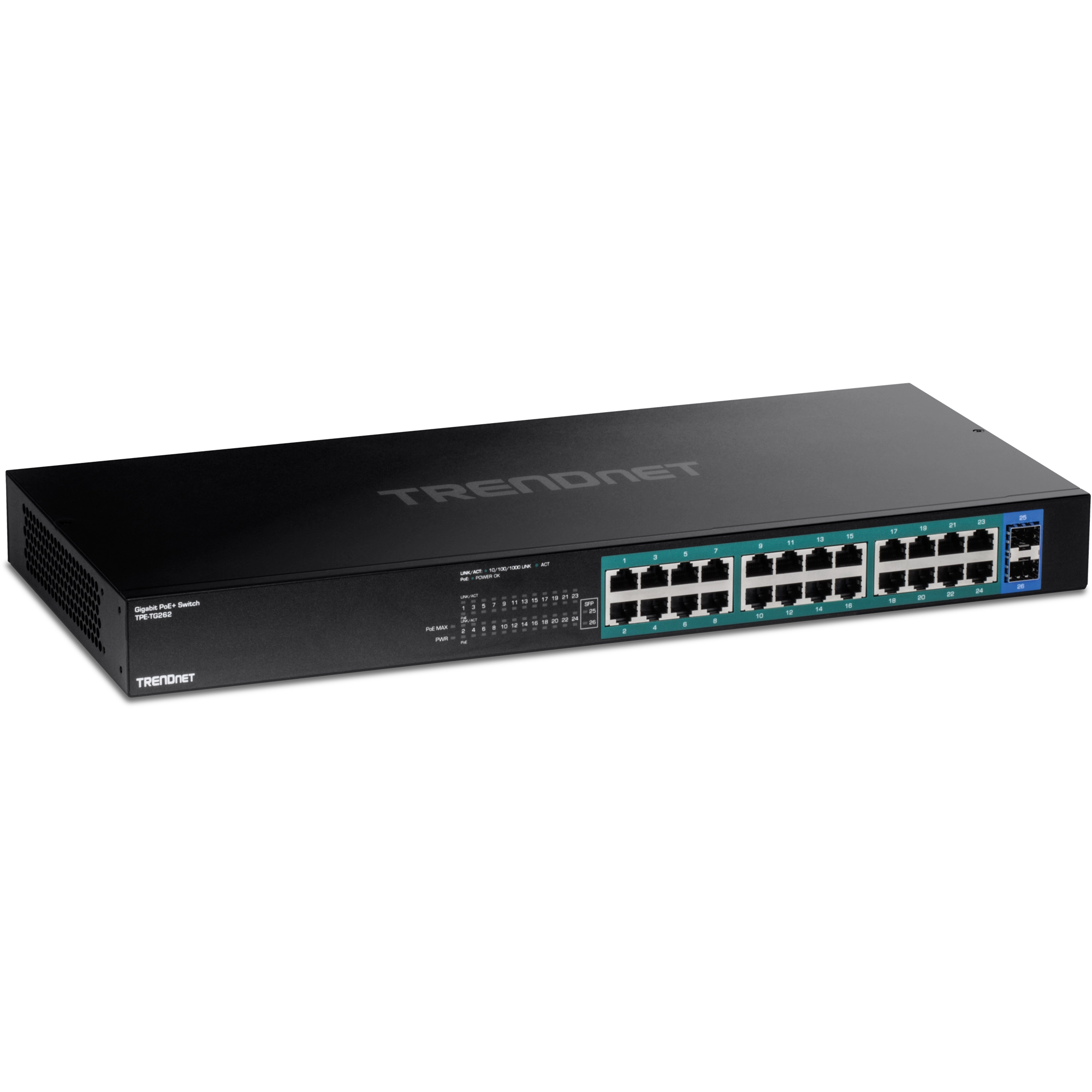 TRENDnet TPE-TG262 26-Port Gigabit PoE+ Switch