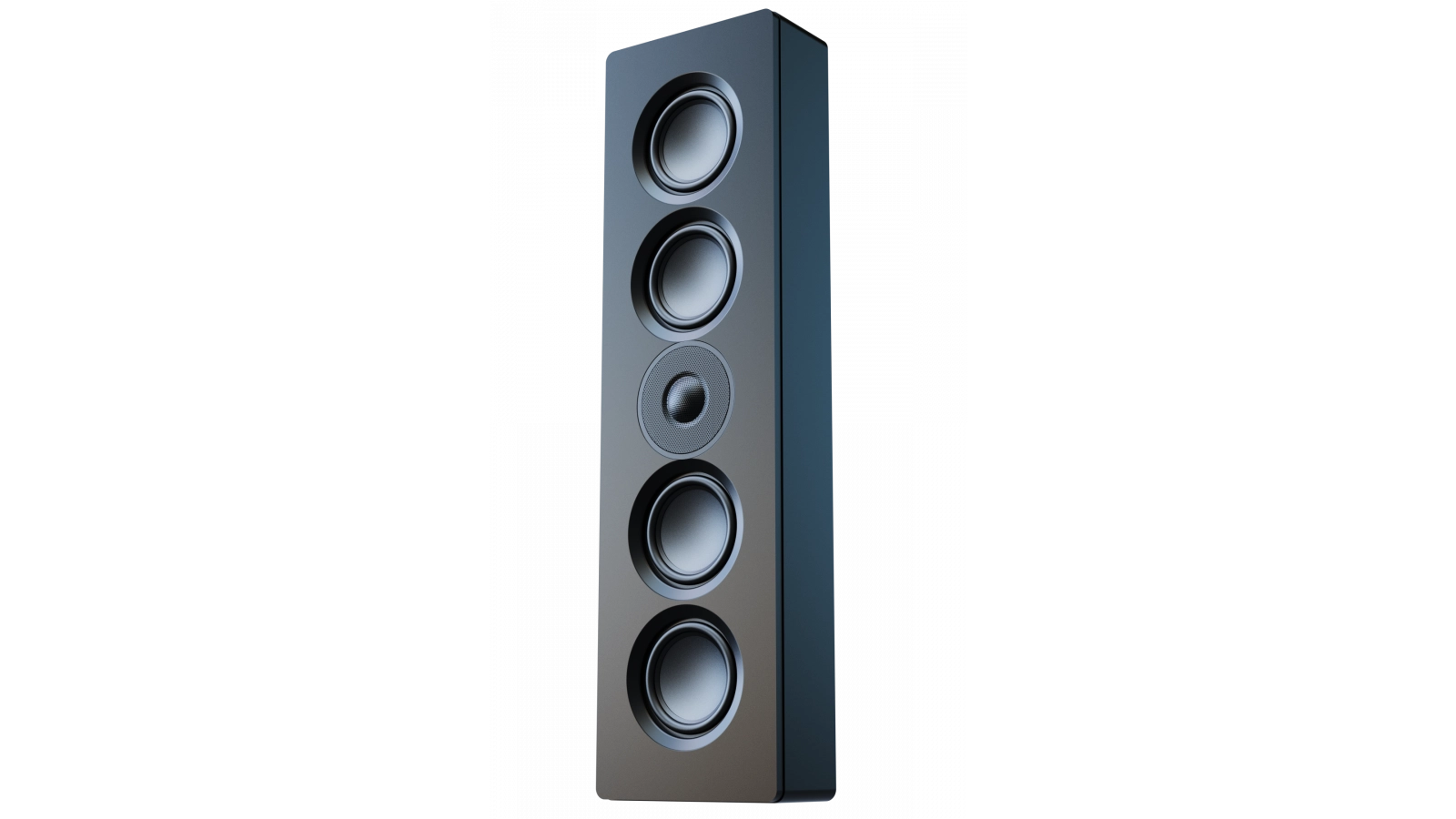 Elac Muro 4" x 2 On-Wall Speaker -Sealed - Black, Each