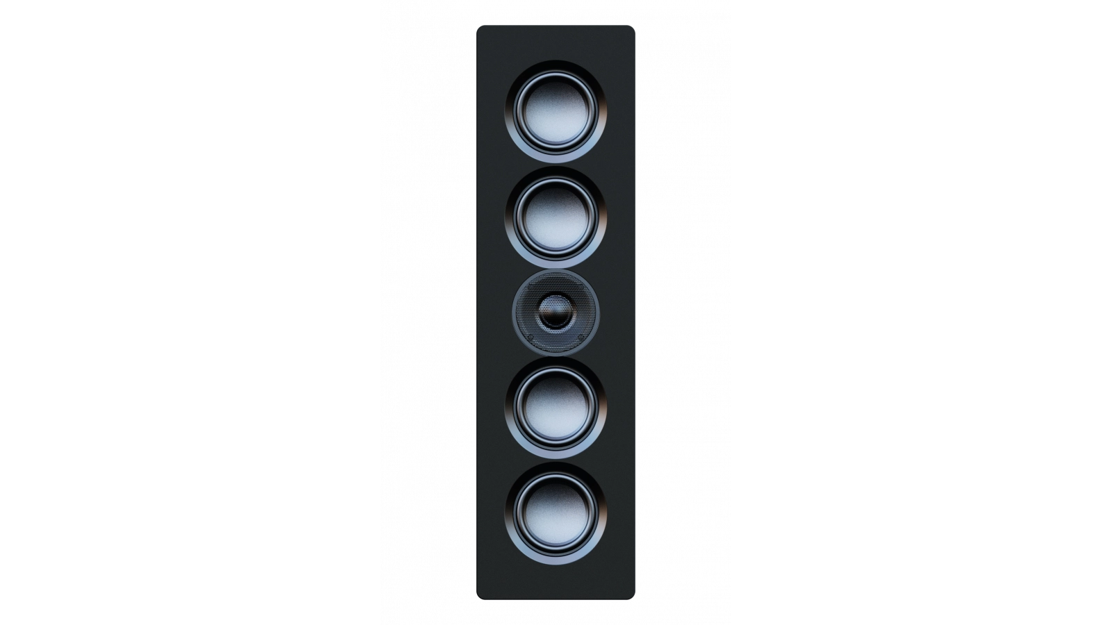 Elac Muro 4" x 2 On-Wall Speaker -Sealed - Black, Each