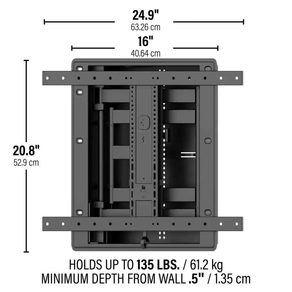 Sanus VIWLF128-B2 Preminum Large In-Wall Full-Motion Mount for TV's 42-85"