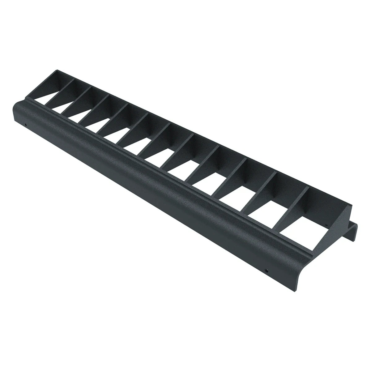 Proluxe PLX-WGL-SC-AVSR-1-BK SENIK GRAZE LIT STATIC WHITE ASYMMETRIC ANTI-GLARE LOUVER, BLACK - 12"