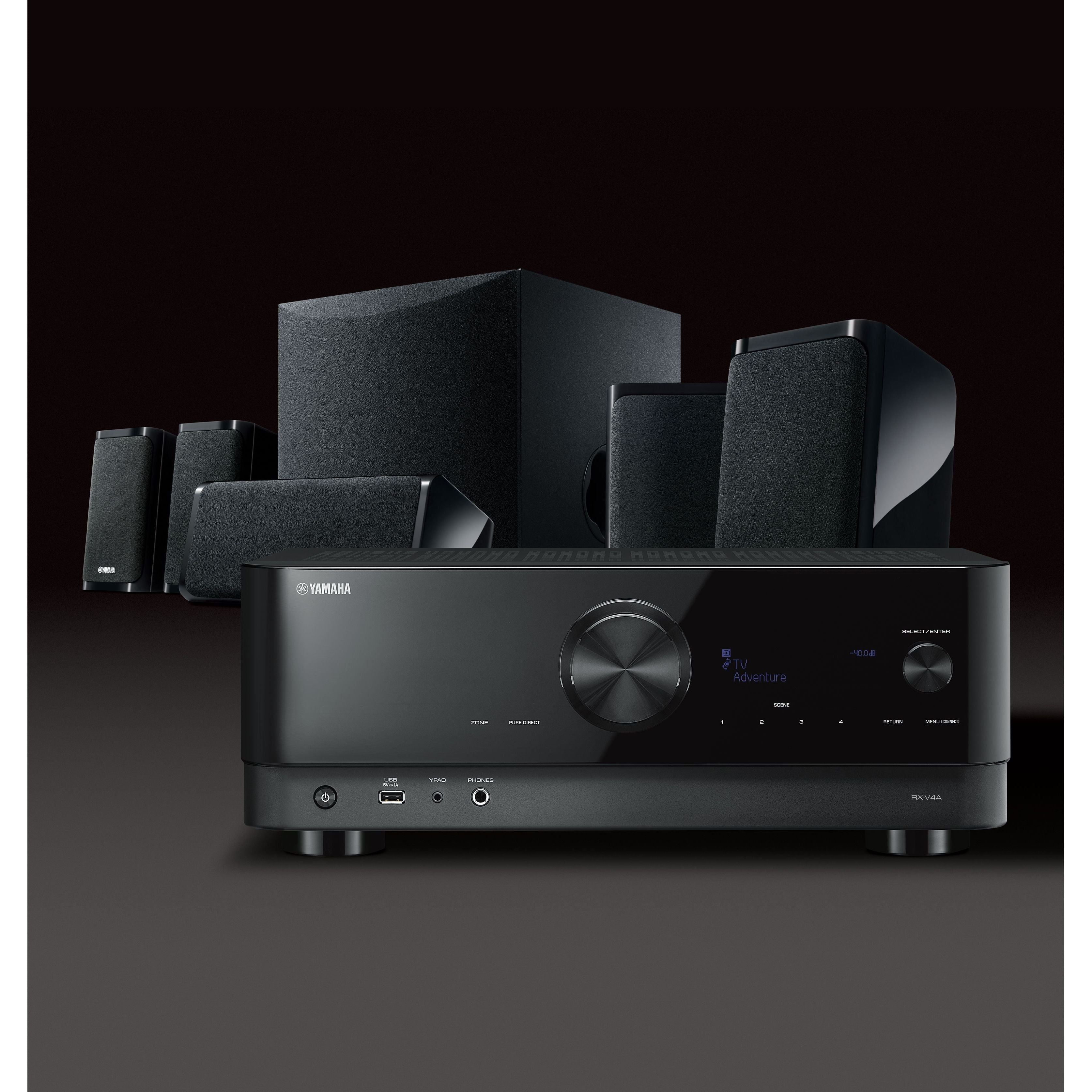 Yamaha YHT-5960U 5.1-Channel Home Theater System with 8K HDMI and MusicCast