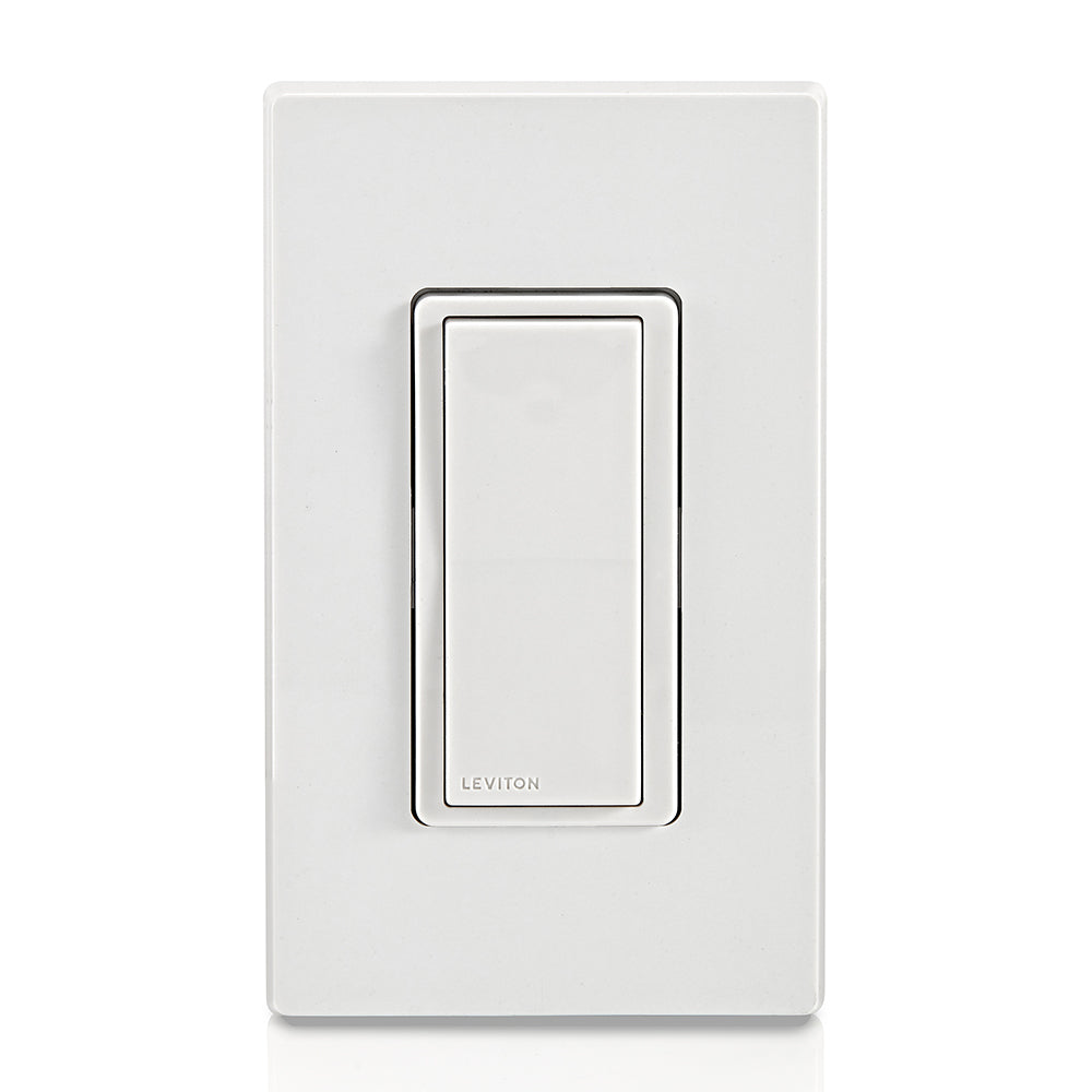 Leviton ZW15S-1RW Decora Smart Switch, Z-Wave 800 Series, Neutral Wire Required