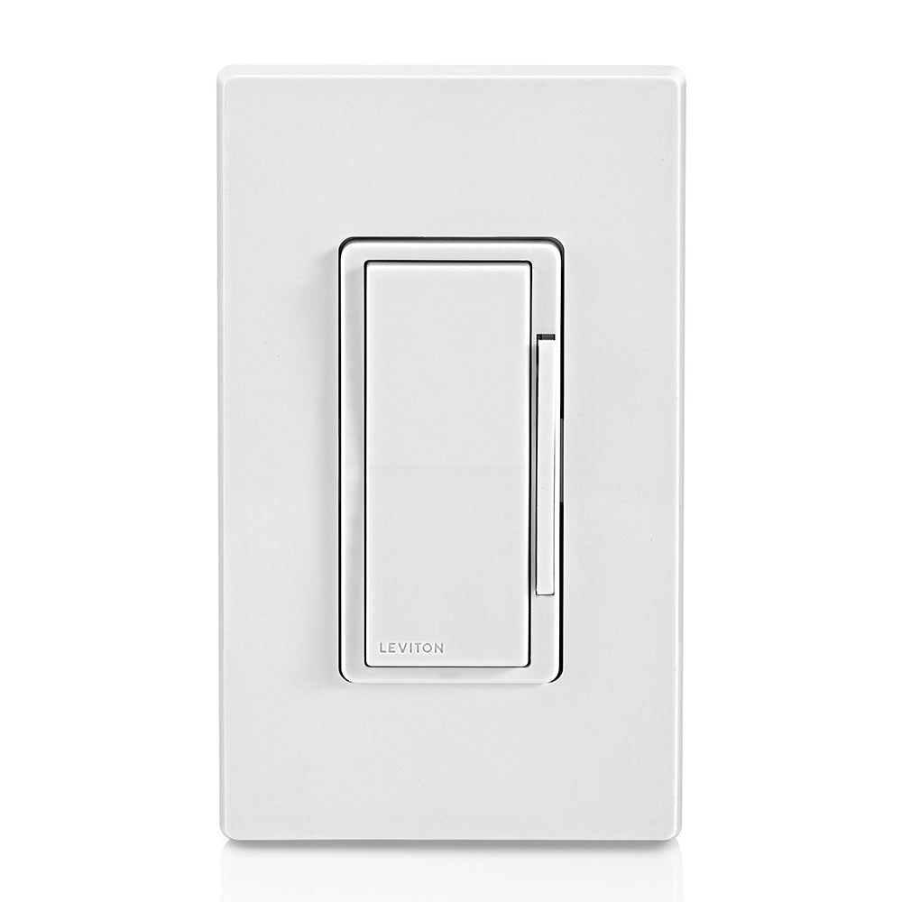 Leviton ZW6HD-1RW Decora Smart Dimmer Switch, Z-Wave 800 Series, Neutral Wire Required