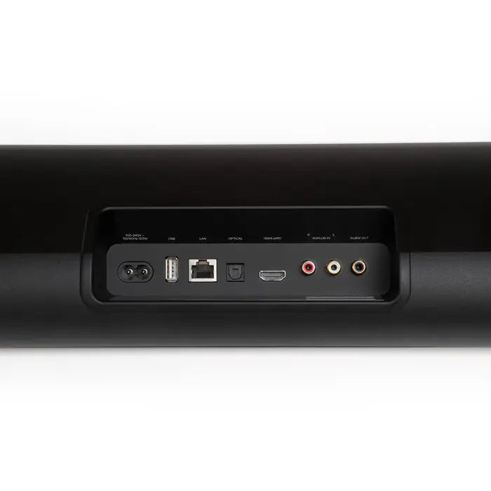 Bluesound Pulse Cinema Wireless Multi-Room Streaming Soundbar with Dolby Atmos Black, Each