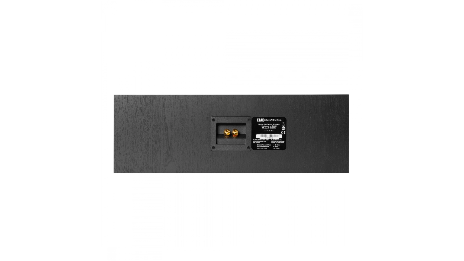 Elac 5.25" Debut 2.0 C5.2 Center Channel - Black, Each