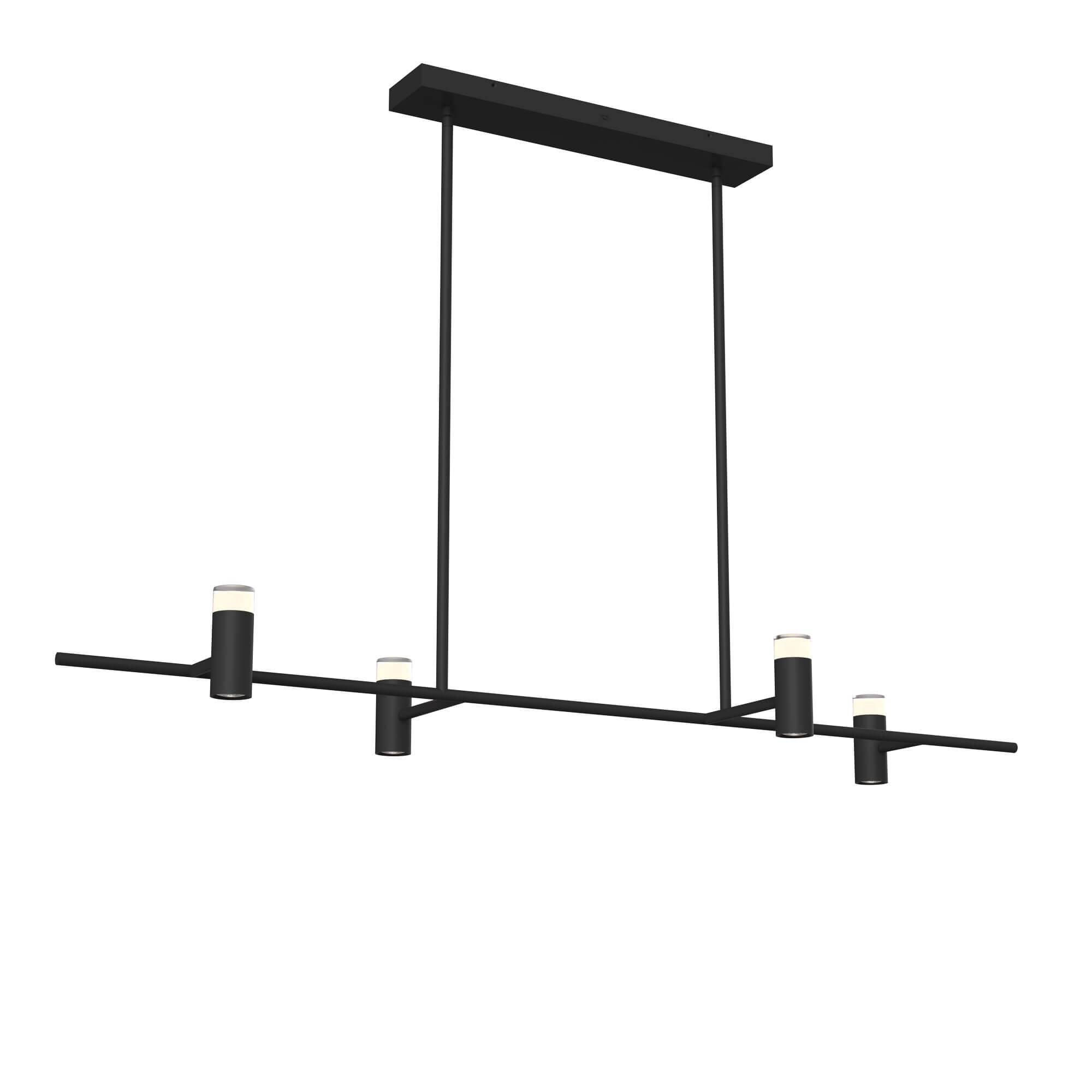 DALS CAPD72-CC-BK 72in pendant 4-spot, 5CCT