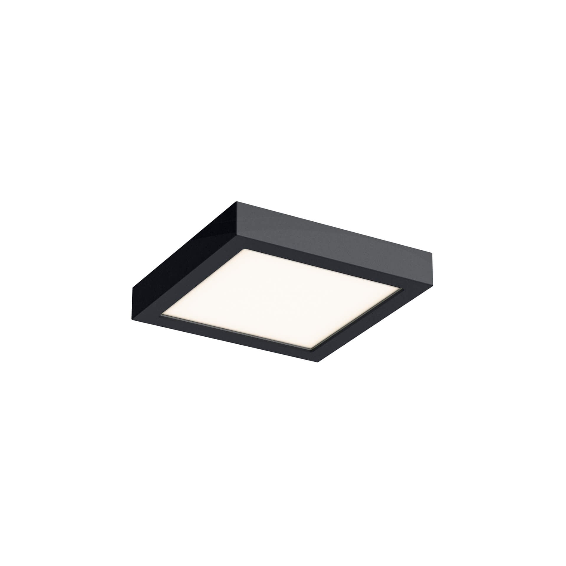 DALS CFLEDSQ06-CC-BK Square LED flushmount