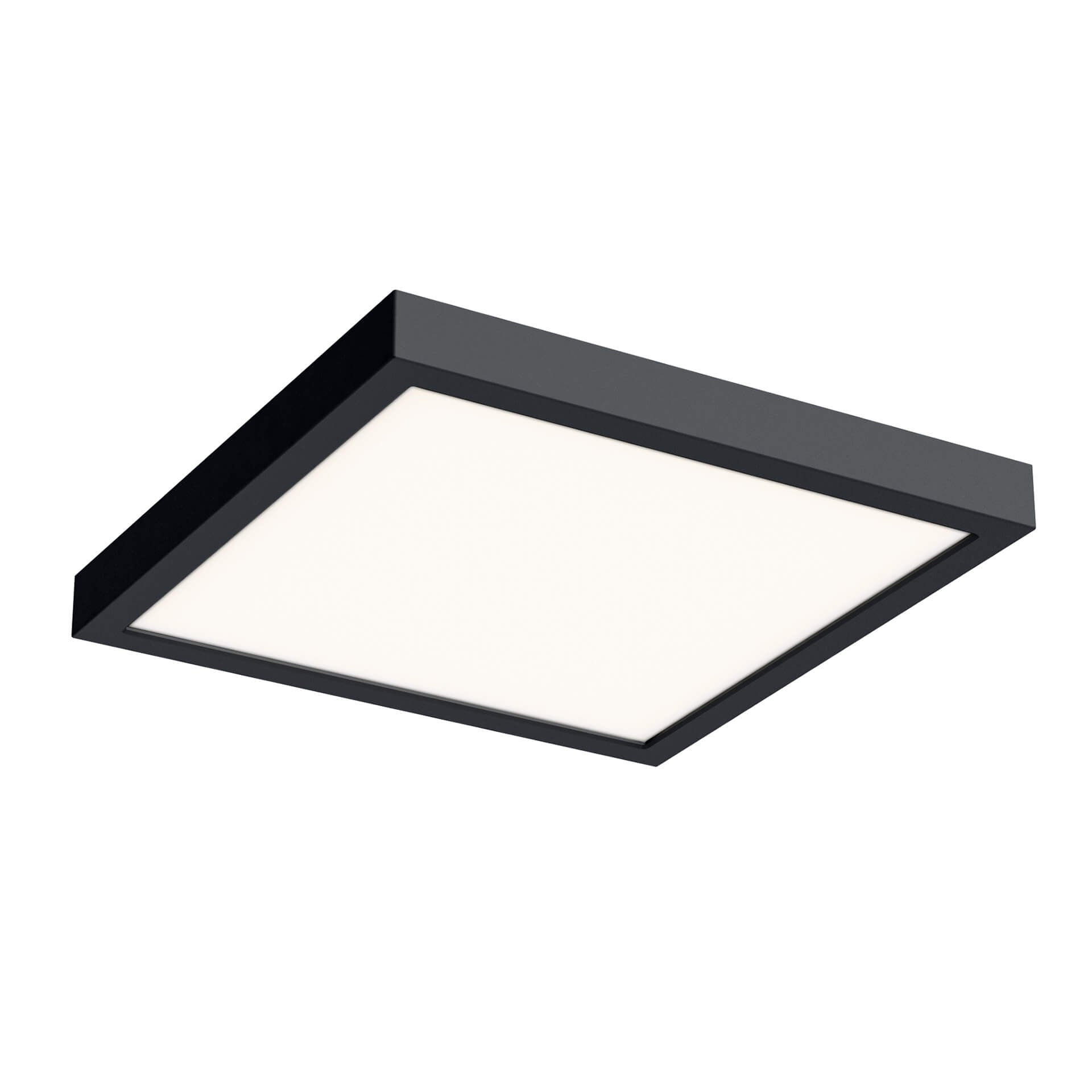 DALS CFLEDSQ10-CC-BK Square LED flushmount