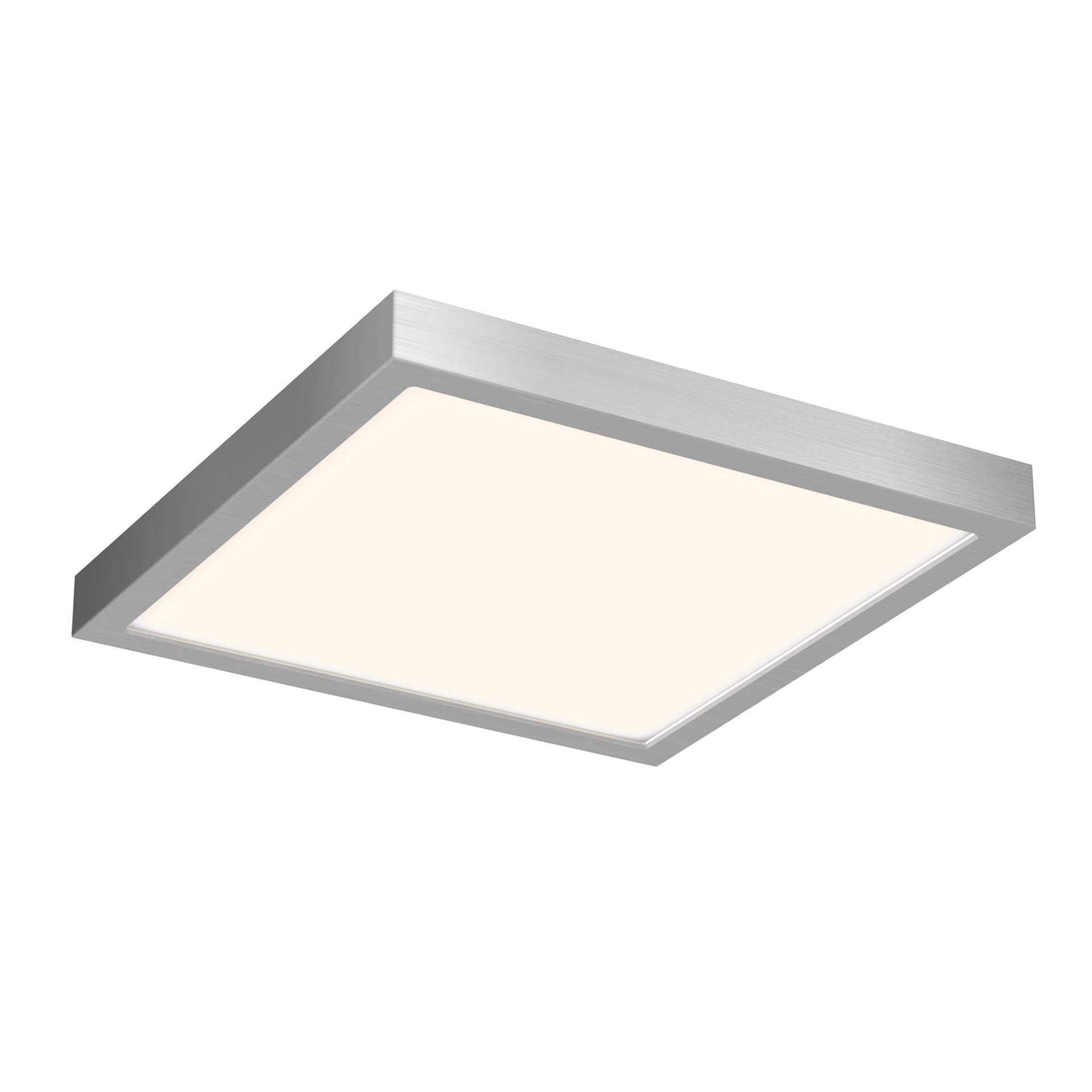 DALS CFLEDSQ10-CC-SN Square LED flushmount