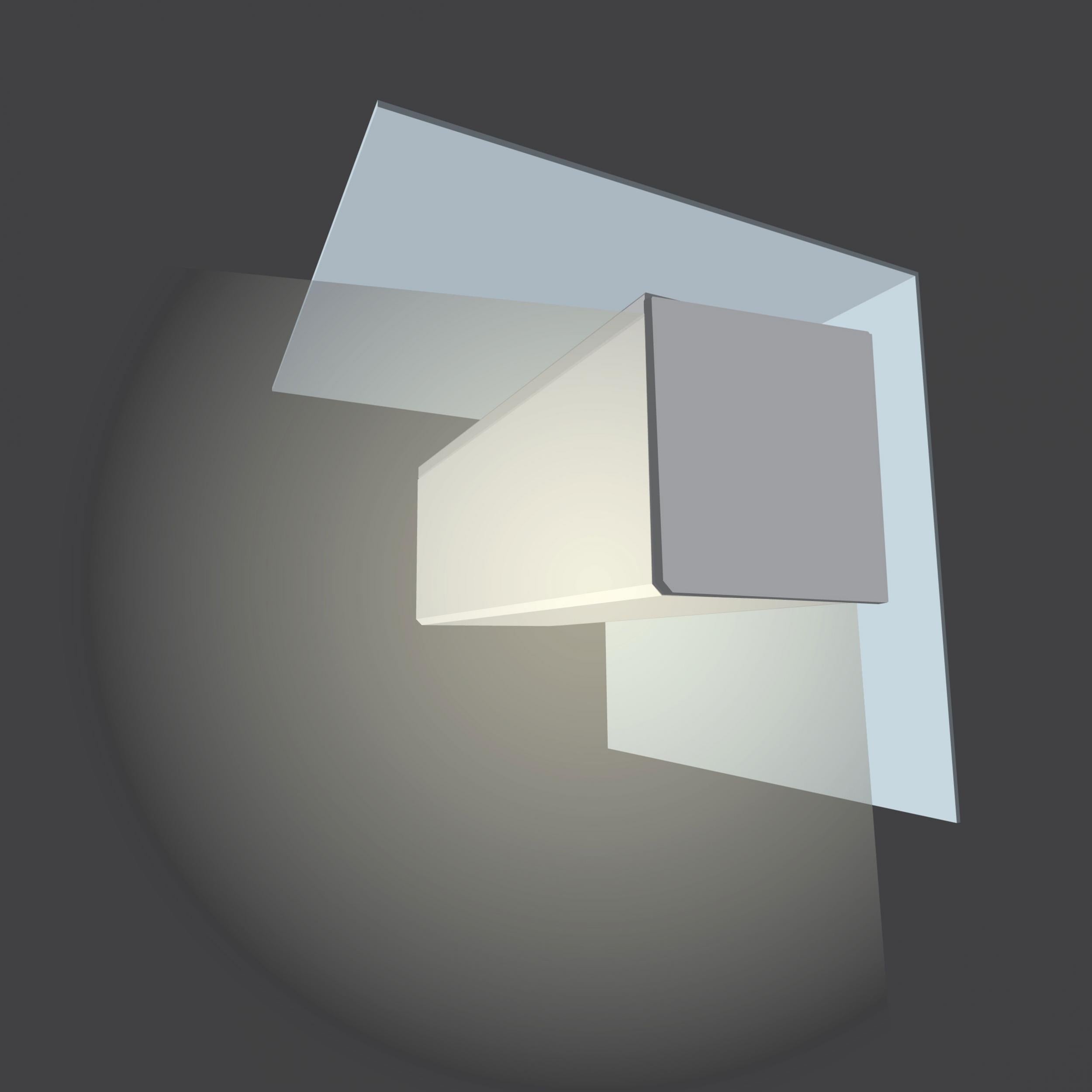 Diode Channel Bundle, 20mm SQUARE CORNER, Accessory Pack, 2 open end caps, 2 closed end caps, 4 mounting clips