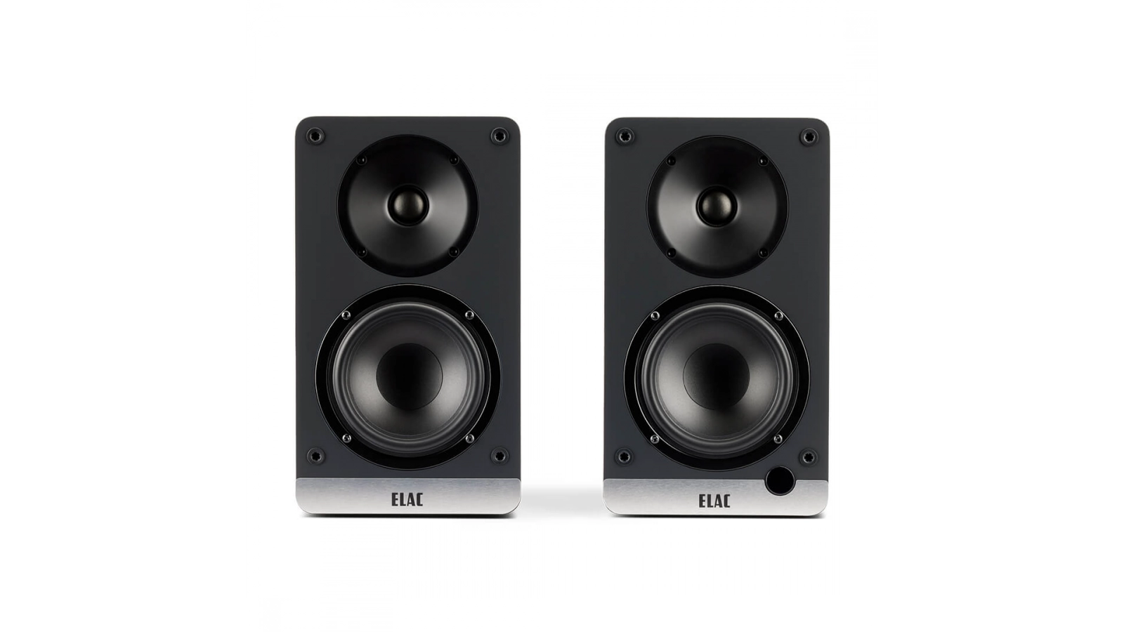 Elac 4.5" Debut ConneX Powered Monitor Speakers - Black, Pair