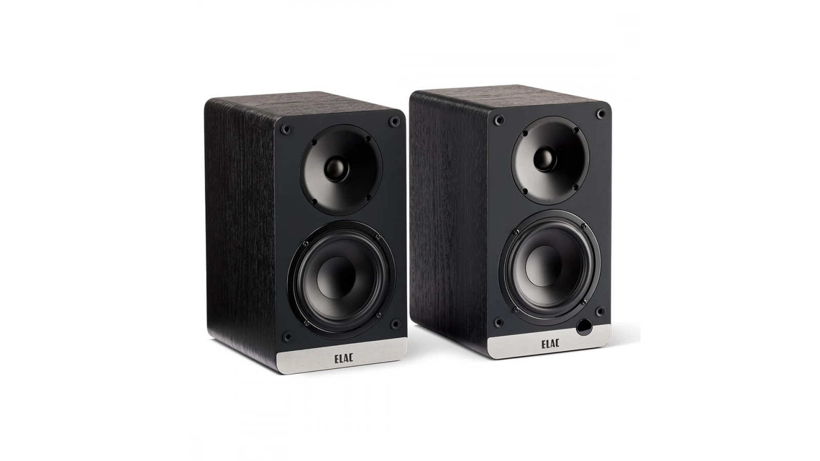 Elac 4.5" Debut ConneX Powered Monitor Speakers - Black, Pair
