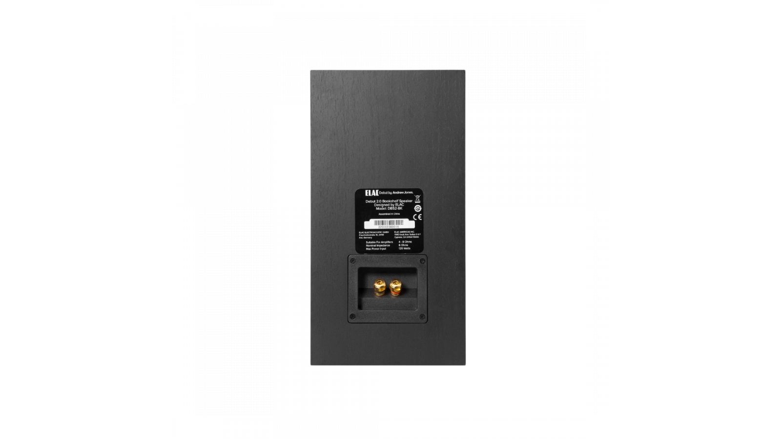 Elac 5.25" Debut 2.0 B5.2 Bookshelf Speakers - Black, Pair