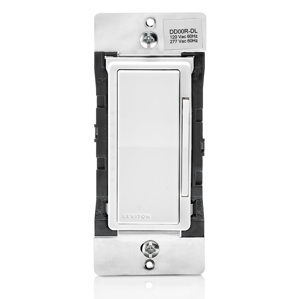 Leviton DD00R-DLZ Decora Smart Dimmer Switch Companion for Multi-Location Dimming with Locator LED, 120/277VAC, 60Hz