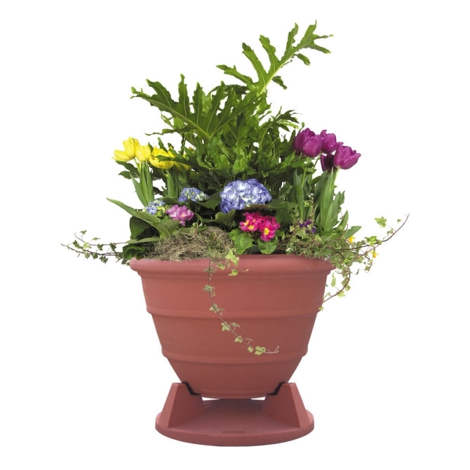 Rockustics OMNIPLANTER 8.0 SSPOT-TC 8" single point stereo outdoor planter speaker -Terra Cotta, Each