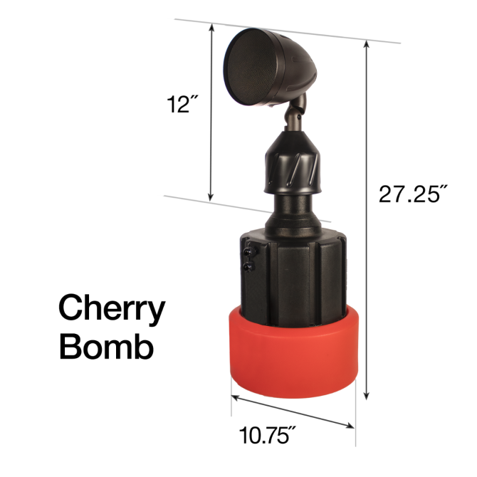 Rockustics CB5 5" 3-way Outdoor In-Ground Cherry Bomb Spkr w/ Built-in Sub, Each