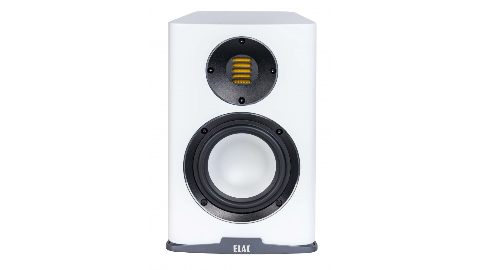 Elac 5.25" Carina Bookshelf Speakers - Satin White, Pair