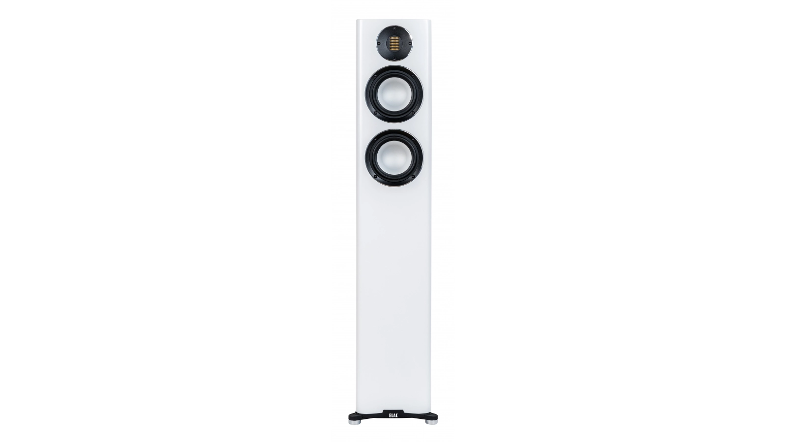 Elac 5.25" Carina Floorstanding Speaker FS 247.4 - Satin White, Each