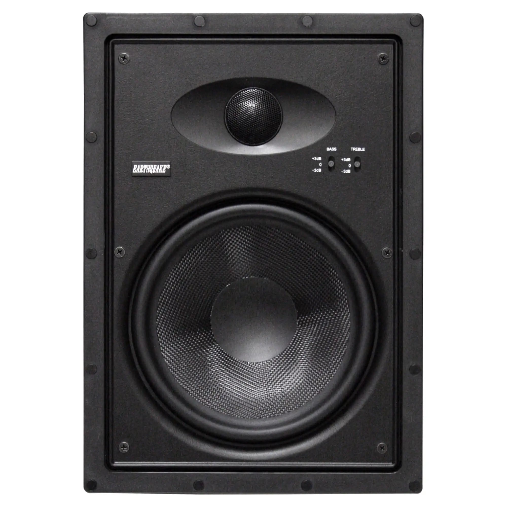 Earthquake EWS800 8" IN-WALL SPEAKERS, 12 dB XOVER, +/- 3dB switches (B/T)-PER PAIR