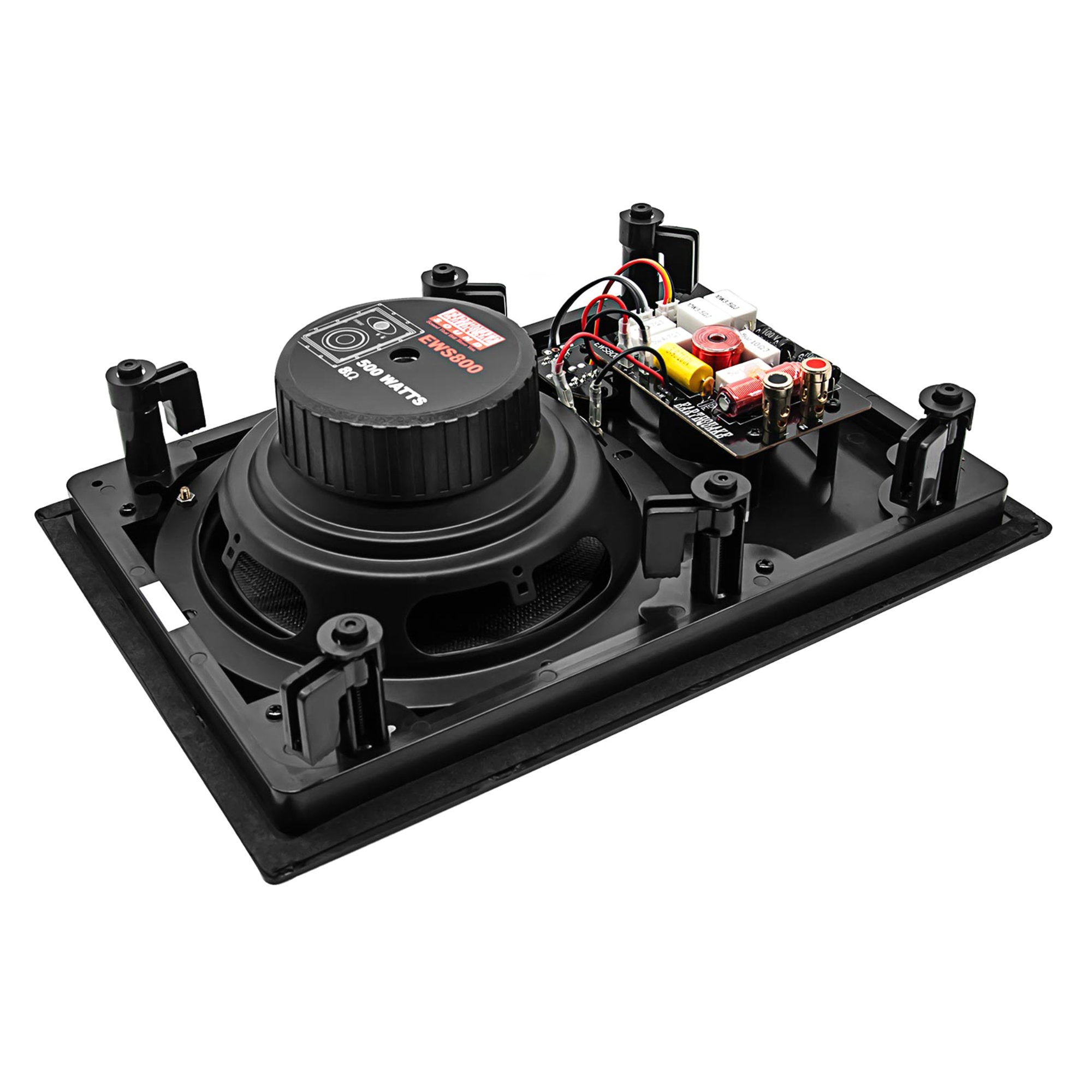 Earthquake EWS800 8" IN-WALL SPEAKERS, 12 dB XOVER, +/- 3dB switches (B/T)-PER PAIR