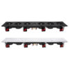 Earthquake EWS-LA63 EDGELESS-L.C.R. INWALL Line Array/6x3"Speakers/1 Tweeter/12dB XOVER, Aluminum FRAME-Per Each