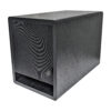Earthquake FF-6.5 6.5" POWERED SUB., Transmission Line box , Rounded Edges, FRONT PORT, BLACK ASH -PER EACH
