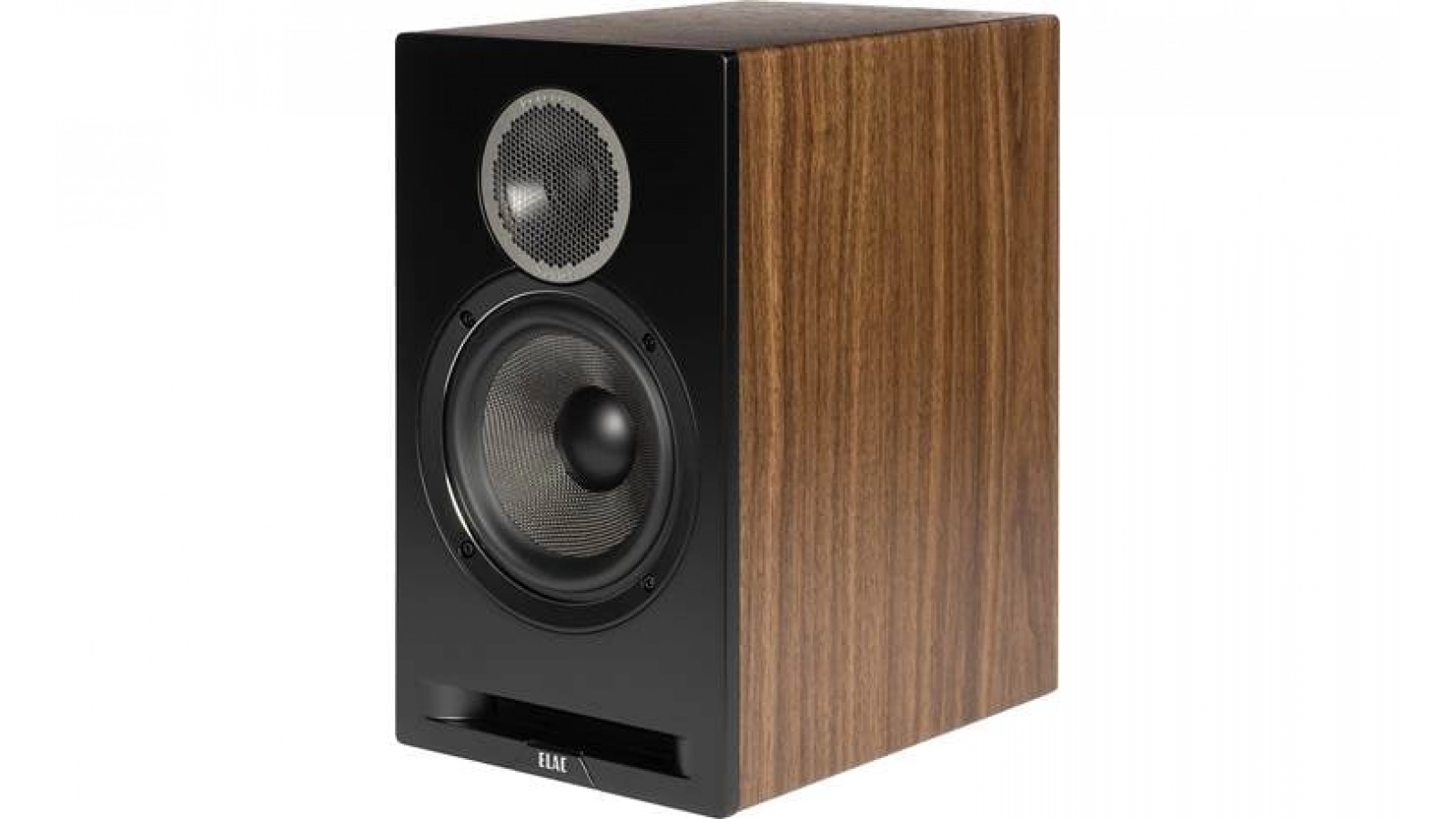 Elac 6.5" Debut Reference Bookshelf Speaker - Walnut/Black, Pair