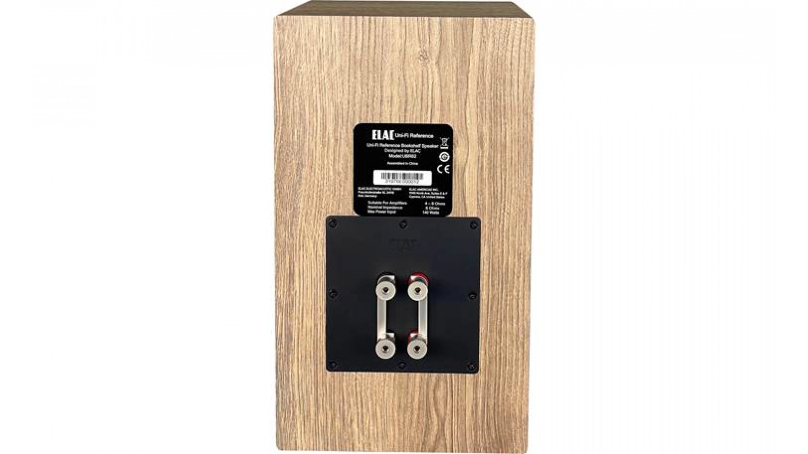 Elac 6.5" UniFi Reference Bookshelf Speaker - Oak/White, Pair