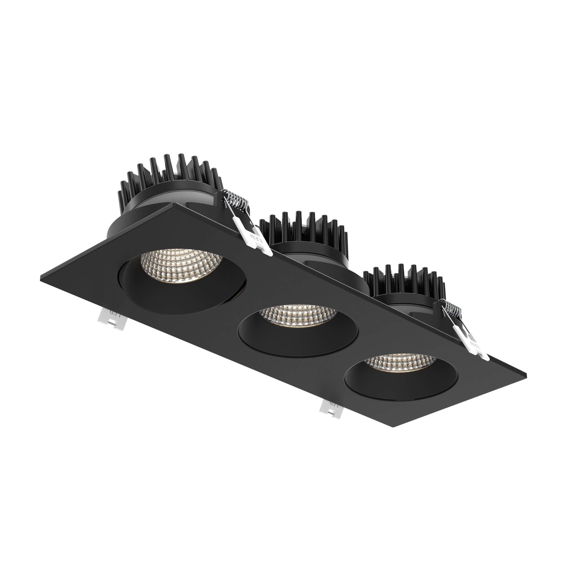 DALS GBR35-CC-TRIO-BK Triple GBR35 Gimbal Downlight