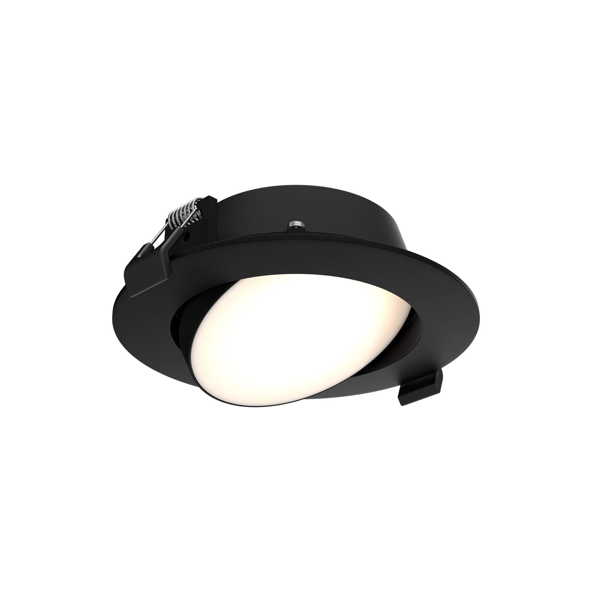 DALS GPN4-CC-V-BK Multi CCT Round gimbal recessed light - universal 120V-347V, 0-10V dimming